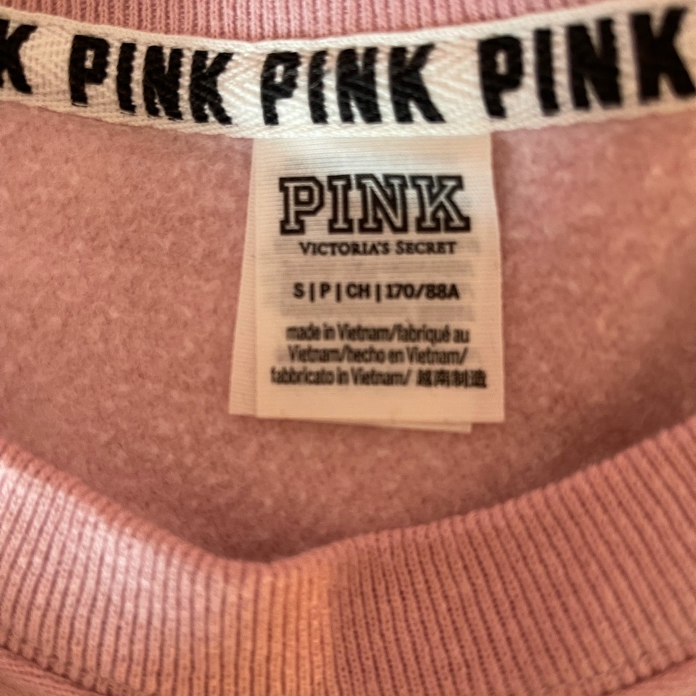 PINK Sweatshirt Sz S - Picture 2 of 2